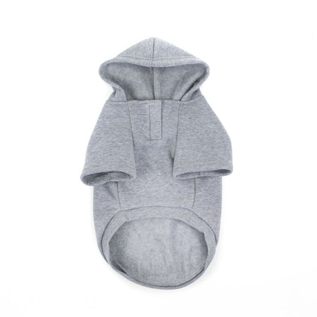 Brave Bark Hooded Dog Fleece - Heather Grey - Drakoi Marketplace