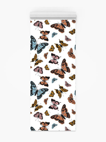 Butterflies Flying. Yoga Mat -Image by Shutterstock - Drakoi Marketplace