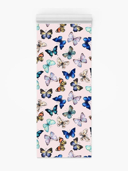 Butterflies In Different Colors Yoga Mat -Image by Shutterstock - Drakoi Marketplace