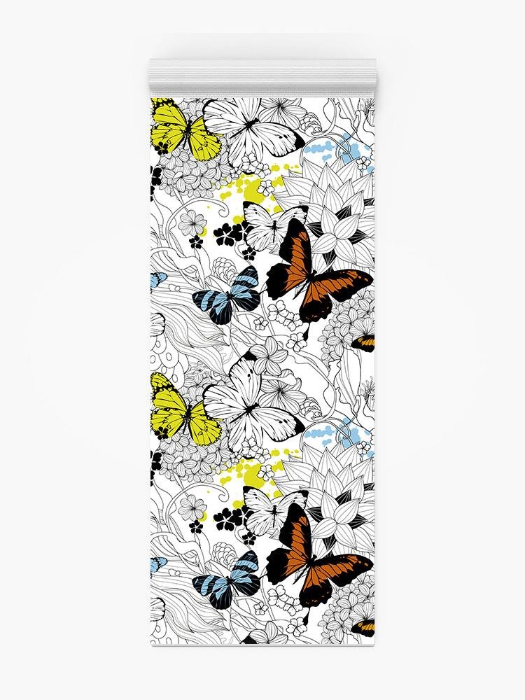 Butterfly Pack Yoga Mat -Image by Shutterstock - Drakoi Marketplace