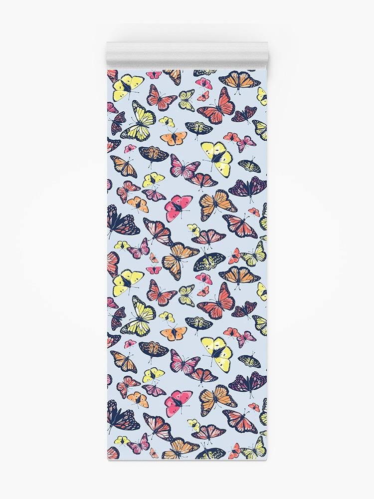 Butterfly Pattern. Yoga Mat -Image by Shutterstock - Drakoi Marketplace