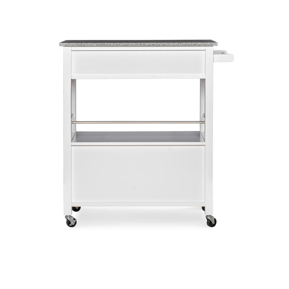 Cameron Kitchen Cart With Granite Top - Drakoi Marketplace