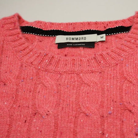 Cashmere Crew Neck Cable Sweater Debutante Donegal - Drakoi Marketplace