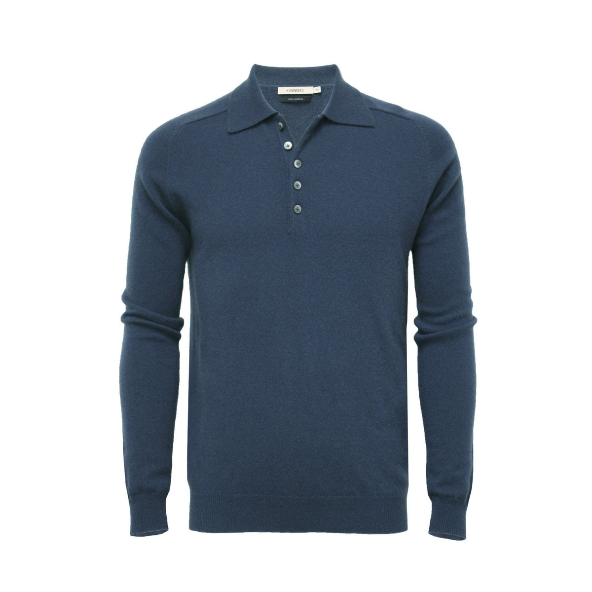 Cashmere Polo Neck Sweater Porter Navy - Drakoi Marketplace