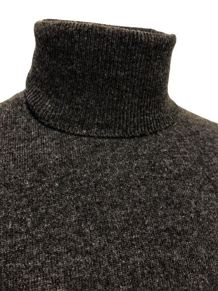 Cashmere Roll Neck Sweater Black - Drakoi Marketplace