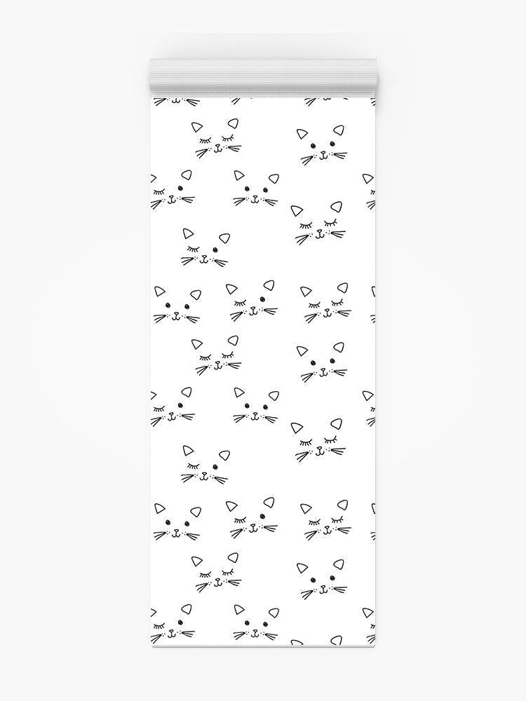 Cat Faces Yoga Mat -Image by Shutterstock - Drakoi Marketplace