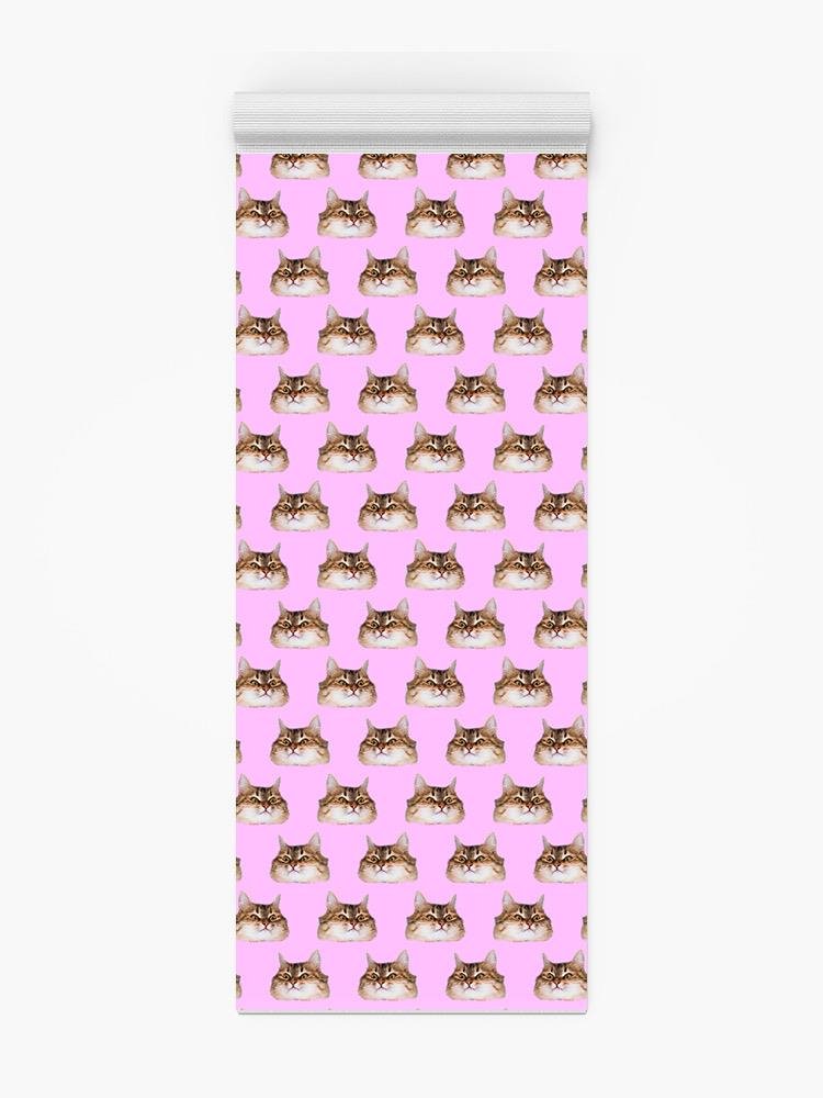 Cat Heads Yoga Mat -Image by Shutterstock - Drakoi Marketplace