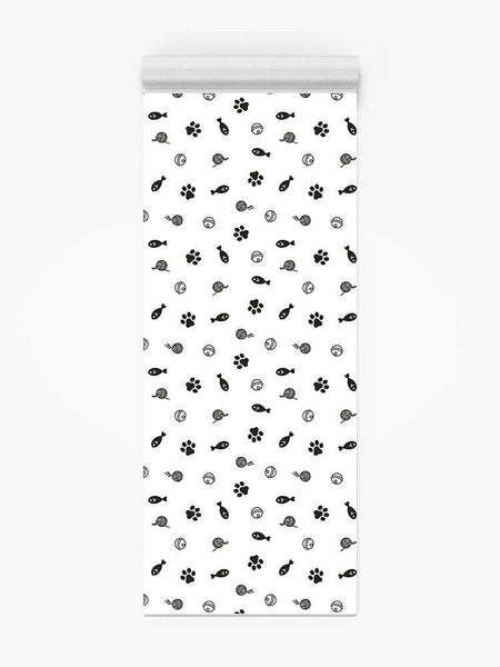 Cat Icons Pattern Yoga Mat -Image by Shutterstock - Drakoi Marketplace