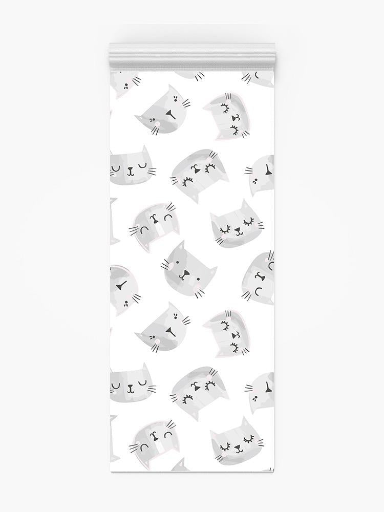 Cat Pattern Yoga Mat -Image by Shutterstock - Drakoi Marketplace