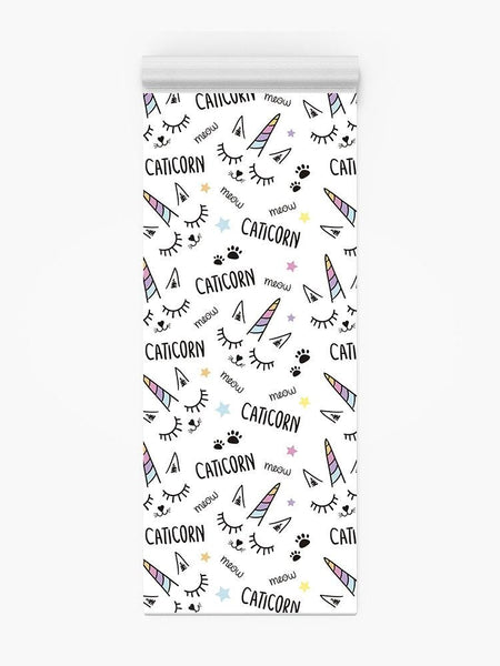 Caticorn Pattern Yoga Mat -Image by Shutterstock - Drakoi Marketplace