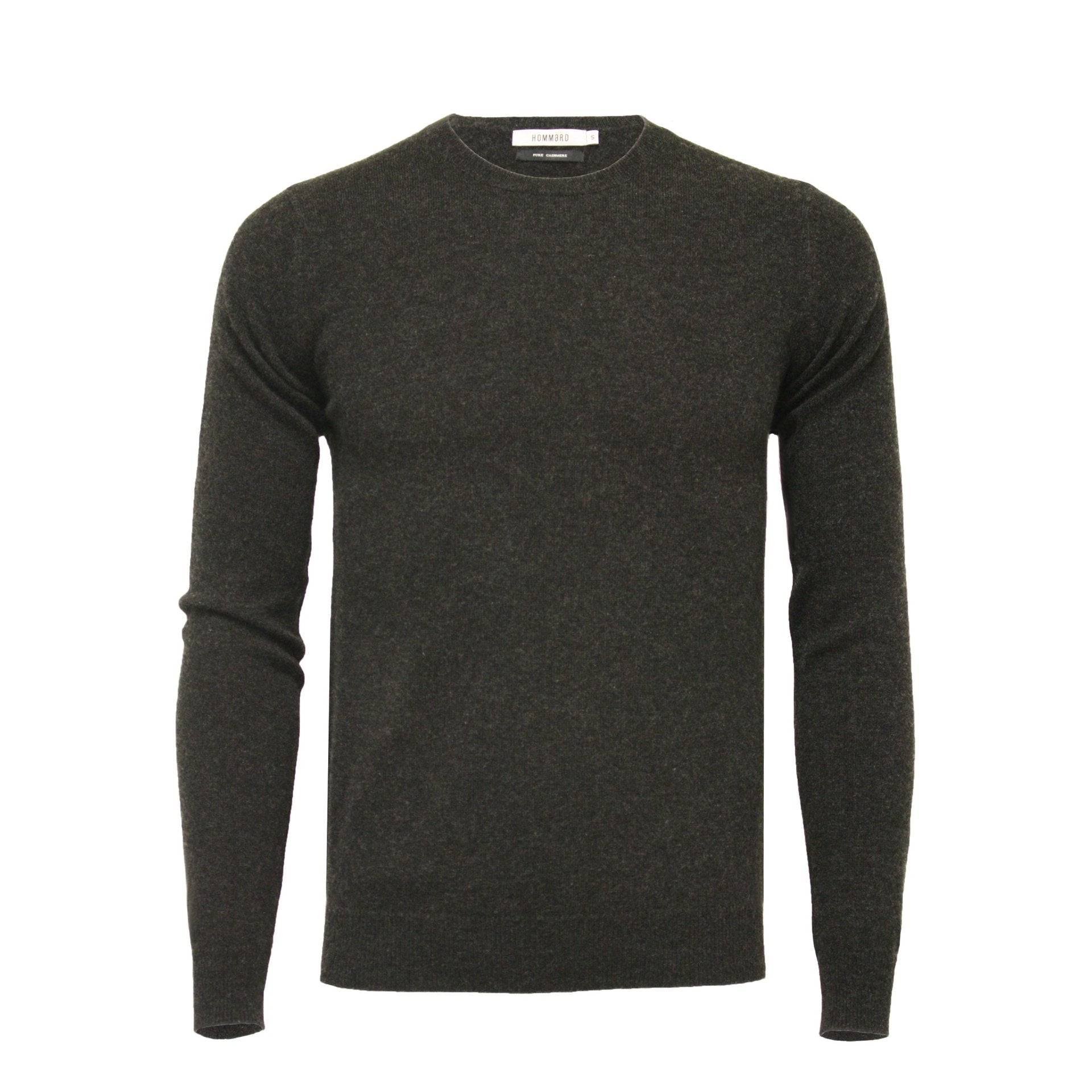 Charcoal Cashmere Crew Neck Sweater - Drakoi Marketplace