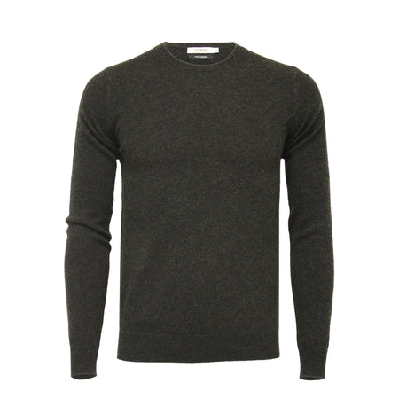 Charcoal Cashmere Crew Neck Sweater - Drakoi Marketplace