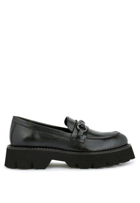 Chaviot Chunky Leather Loafers - Drakoi Marketplace