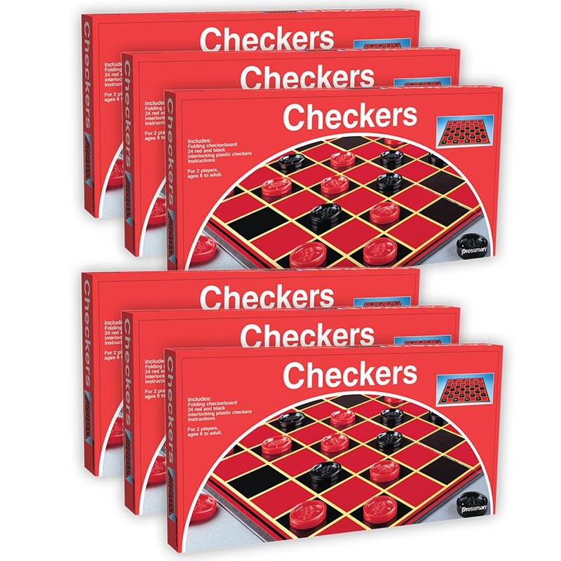 Checkers Game, Pack of 6 - Drakoi Marketplace