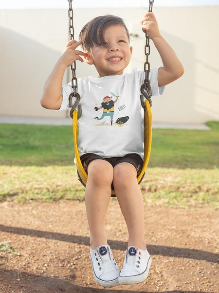 Cheerful Pirate In Bandana T-shirt -Image by Shutterstock - Drakoi Marketplace