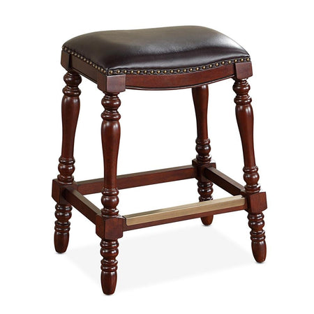 Chester Saddle Seat Counter Stool - Drakoi Marketplace