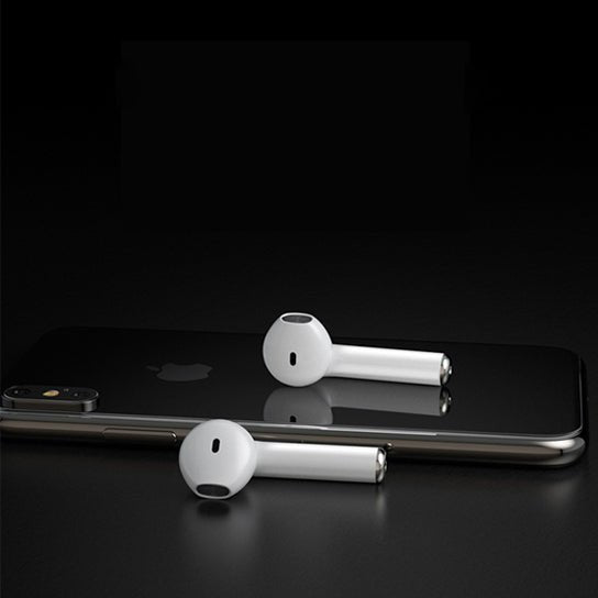 Clear Top Dual Chamber Wireless Bluetooth Earphones With Charging Box - Drakoi Marketplace