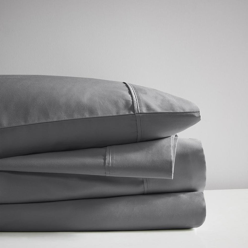 Cotton Rich Sheet Set Charcoal 069 - Drakoi Marketplace