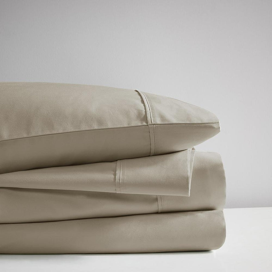 Cotton Rich Sheet Set Khaki 175 - Drakoi Marketplace