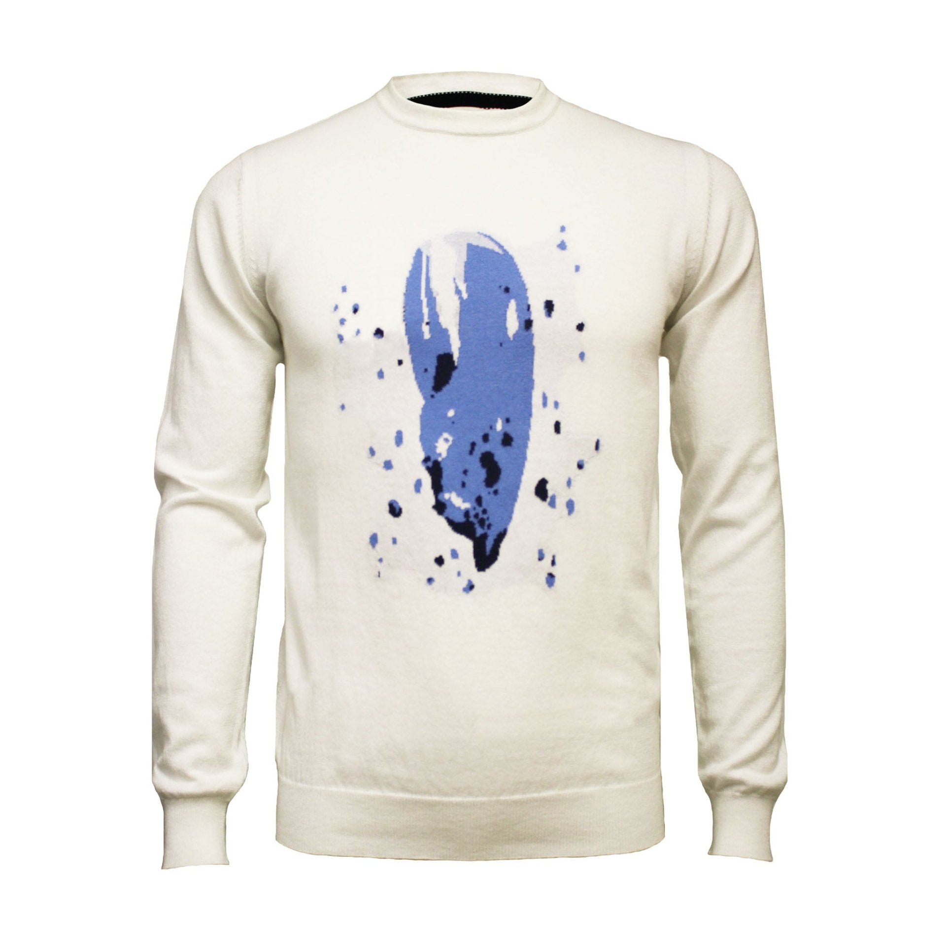 Crew Neck Lobster Claw Intarsia - Drakoi Marketplace