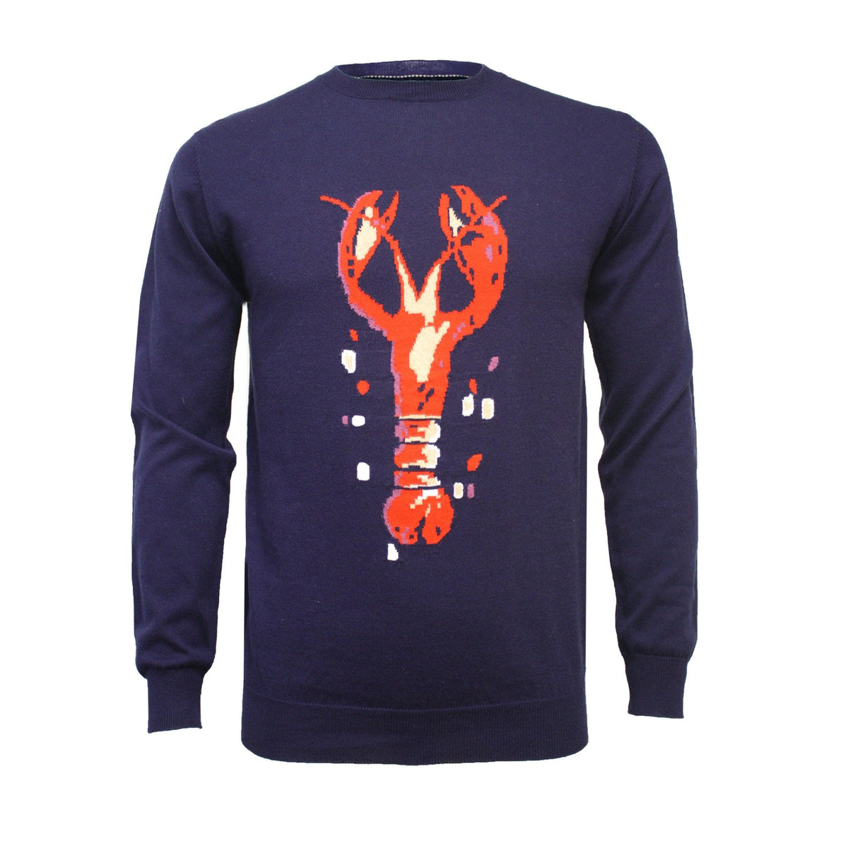 Crew Neck Lobster Intarsia - Drakoi Marketplace