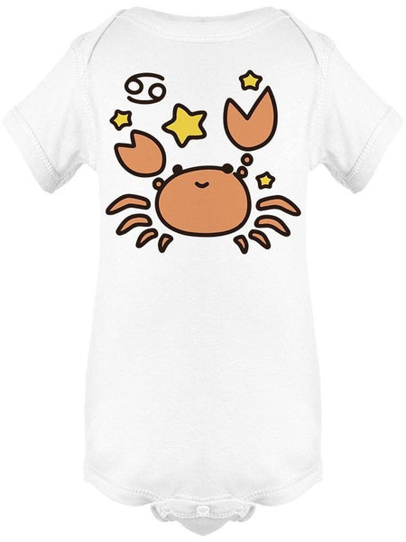 Cute Baby Crab Cancer Sign Bodysuit Baby's -Image by Shutterstock - Drakoi Marketplace