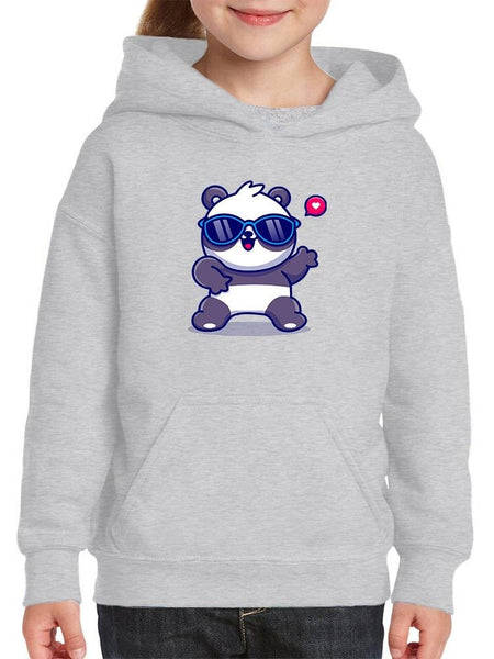 Cute Cool Panda W Sunglasses Hoodie -Image by Shutterstock - Drakoi Marketplace