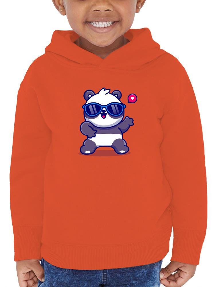 Cute Cool Panda W Sunglasses Hoodie -Image by Shutterstock - Drakoi Marketplace