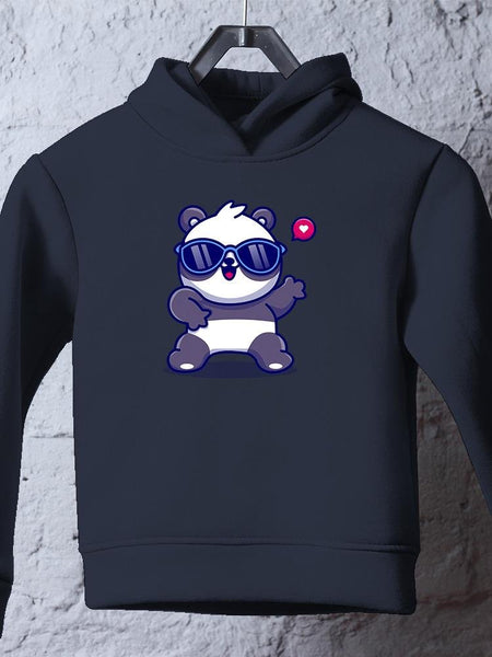 Cute Cool Panda W Sunglasses Hoodie -Image by Shutterstock - Drakoi Marketplace