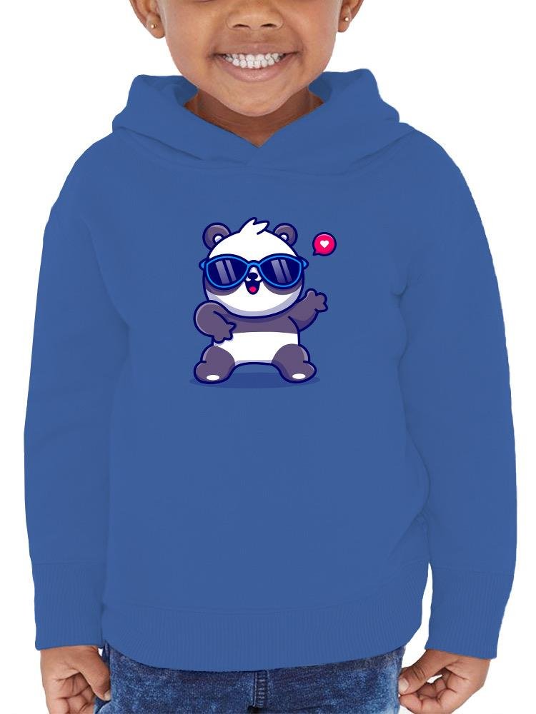 Cute Cool Panda W Sunglasses Hoodie -Image by Shutterstock - Drakoi Marketplace