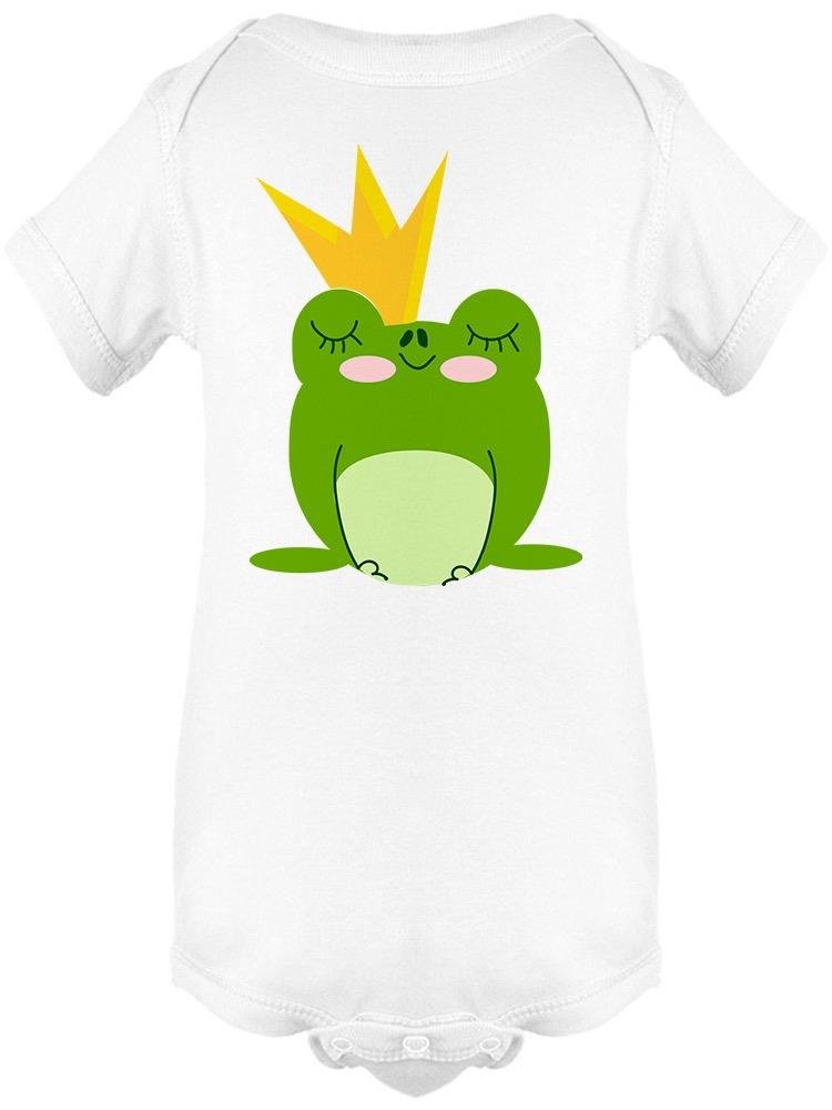 Cute King Frog Bodysuit Baby's -Image by Shutterstock - Drakoi Marketplace