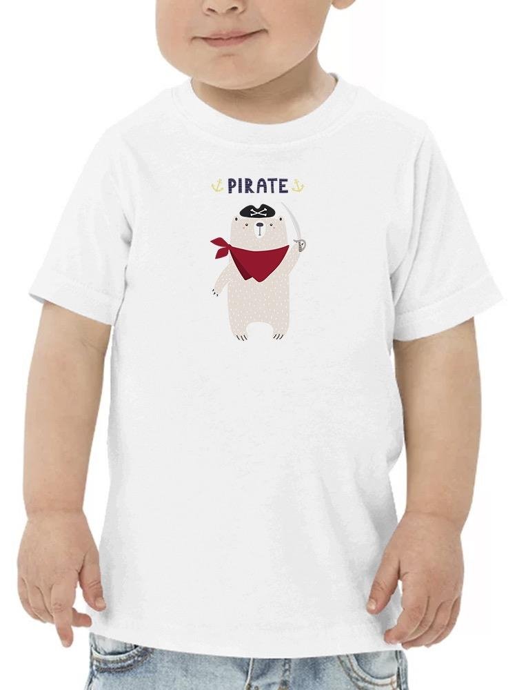 Cute Pirate Bear T-shirt -Image by Shutterstock - Drakoi Marketplace