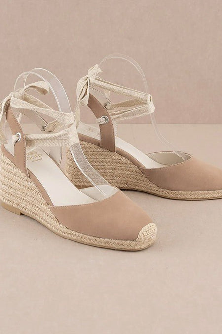 D-ALONDRA-ESPADRILLE, LACE UP, WEDGE - Drakoi Marketplace