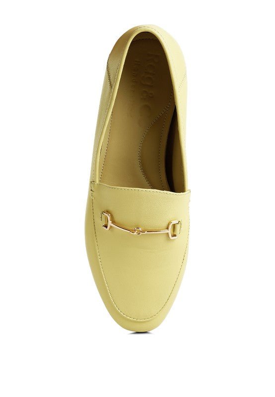 Dareth Horsebit Flat Heel Loafers - Drakoi Marketplace