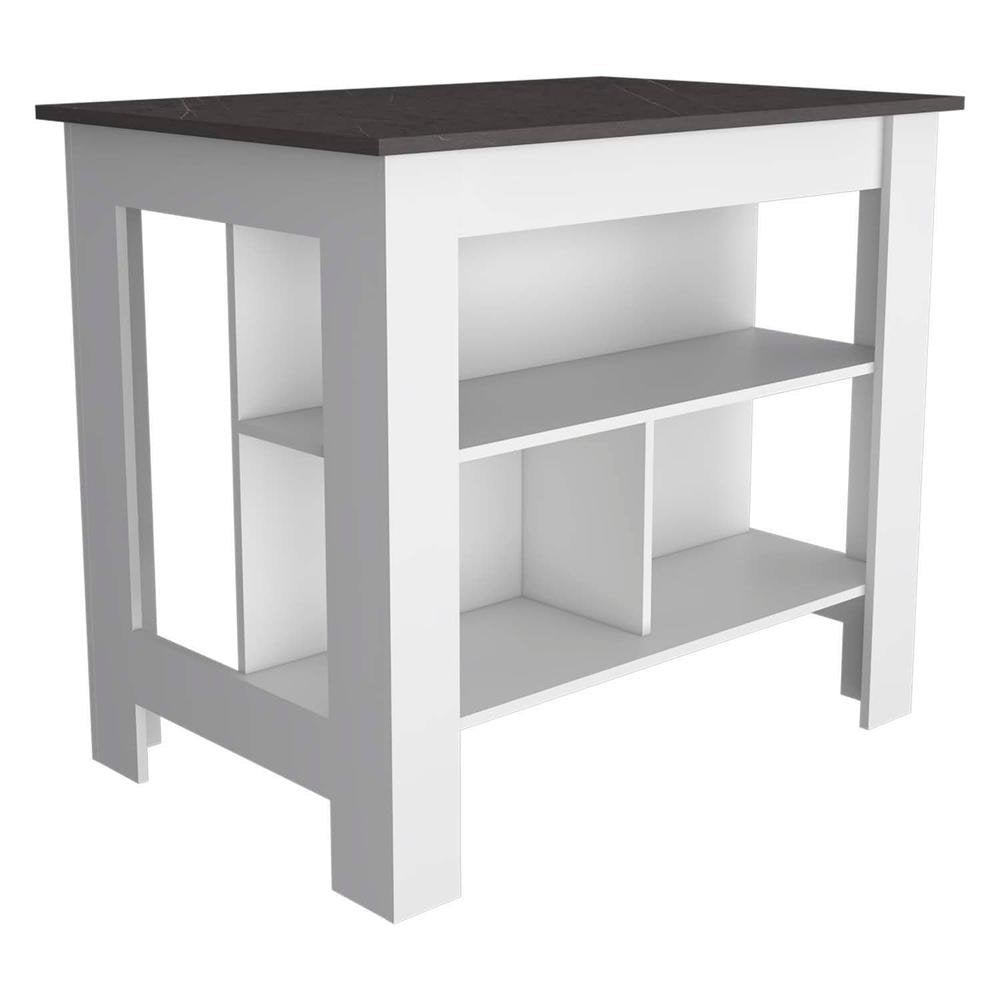 Delos Kitchen Island White - Onix - Drakoi Marketplace