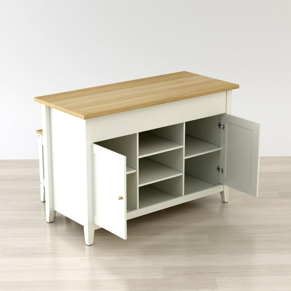 Delphi 53" Kitchen Island Cabinet - Drakoi Marketplace