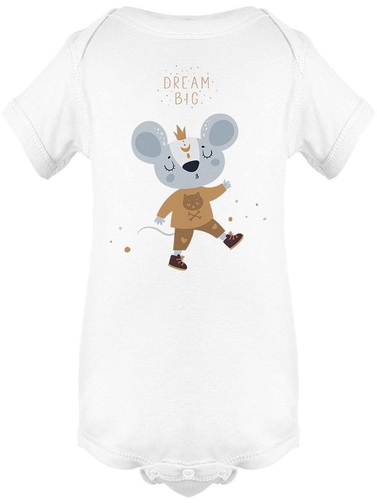 Dream Big Mouse Crown Bodysuit Baby's -Image by Shutterstock - Drakoi Marketplace