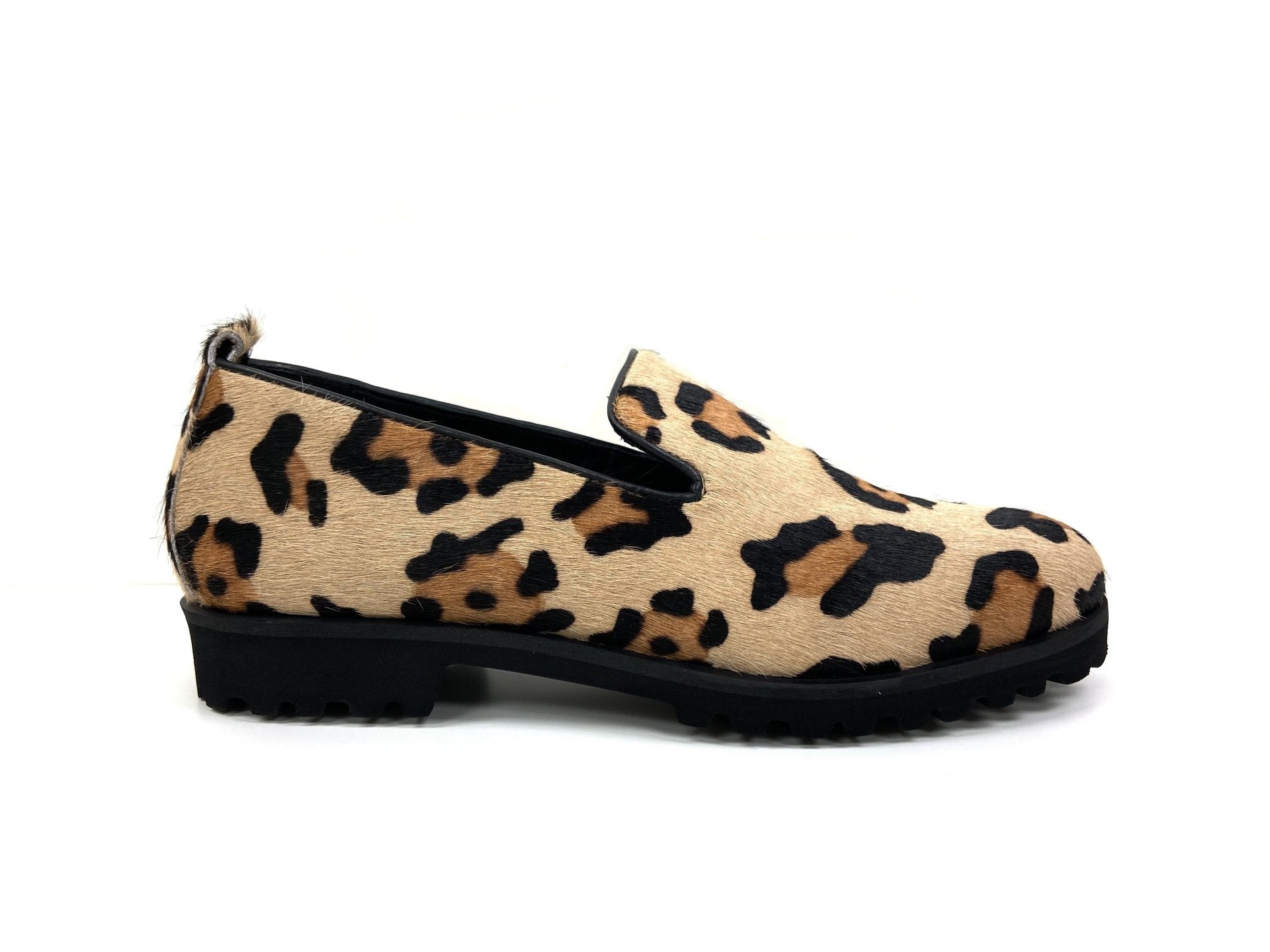 Ella Jaguar Haircalf Loafers - Drakoi Marketplace