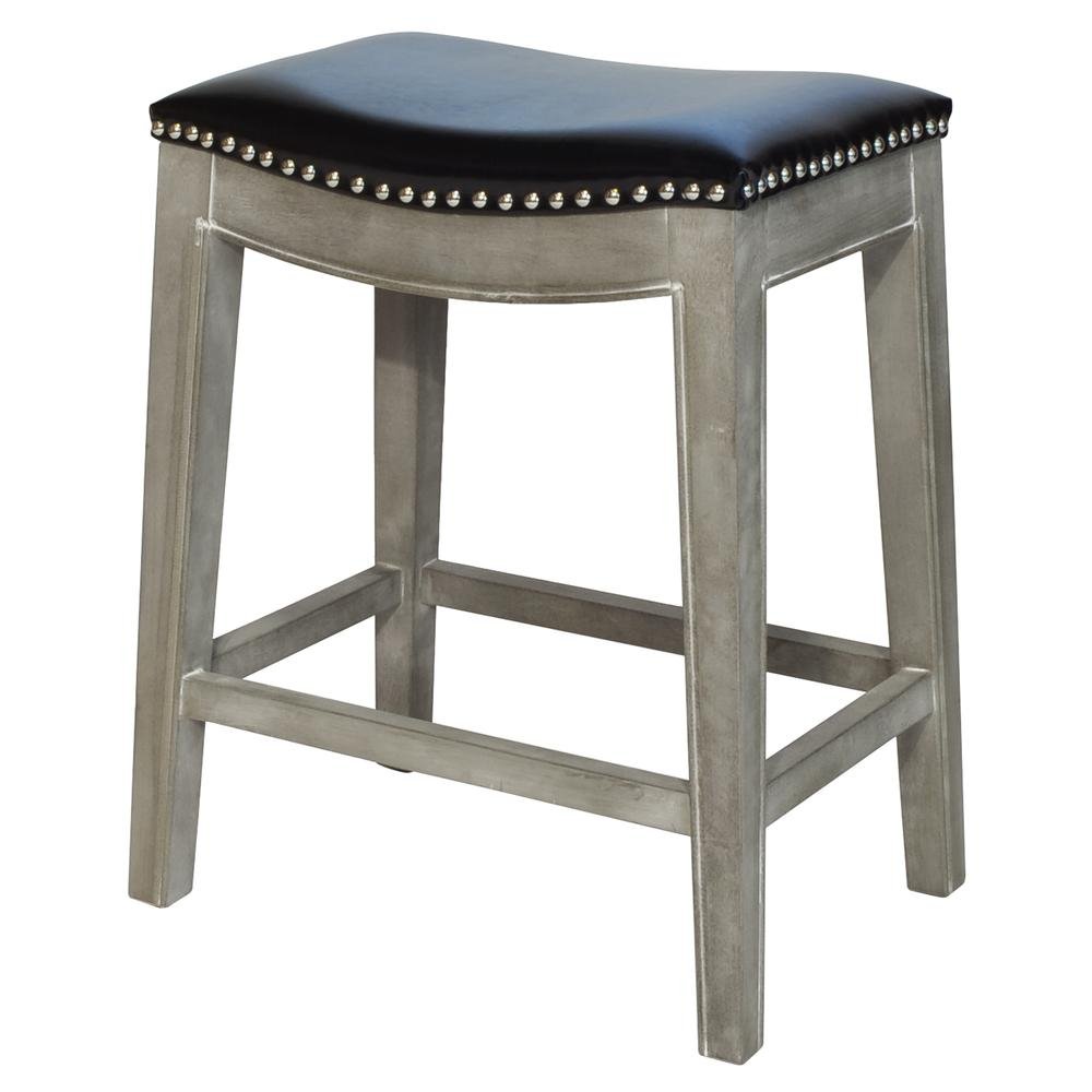 Elmo Bonded Leather Counter Stool - Drakoi Marketplace