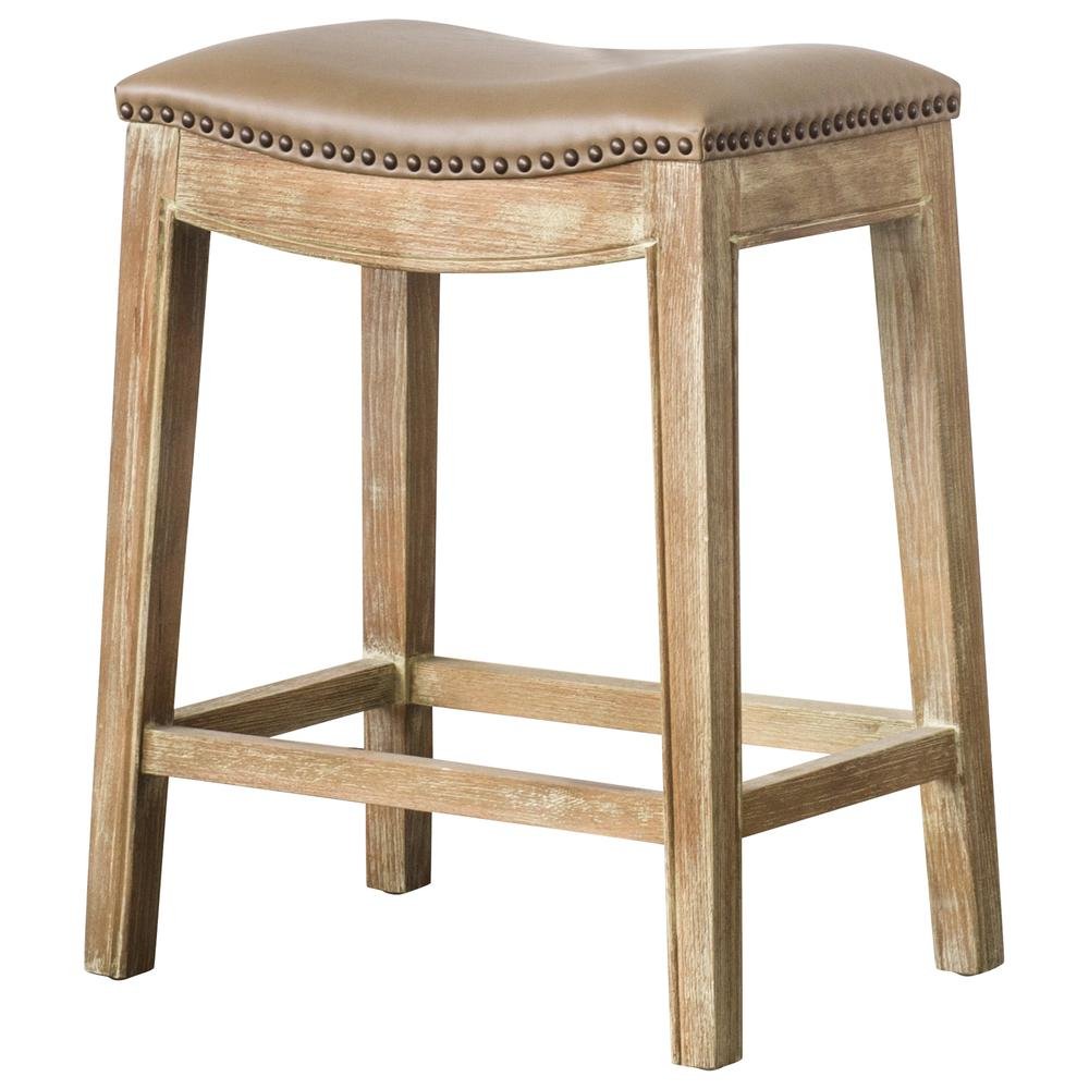 Elmo Bonded Leather Counter Stool - Drakoi Marketplace