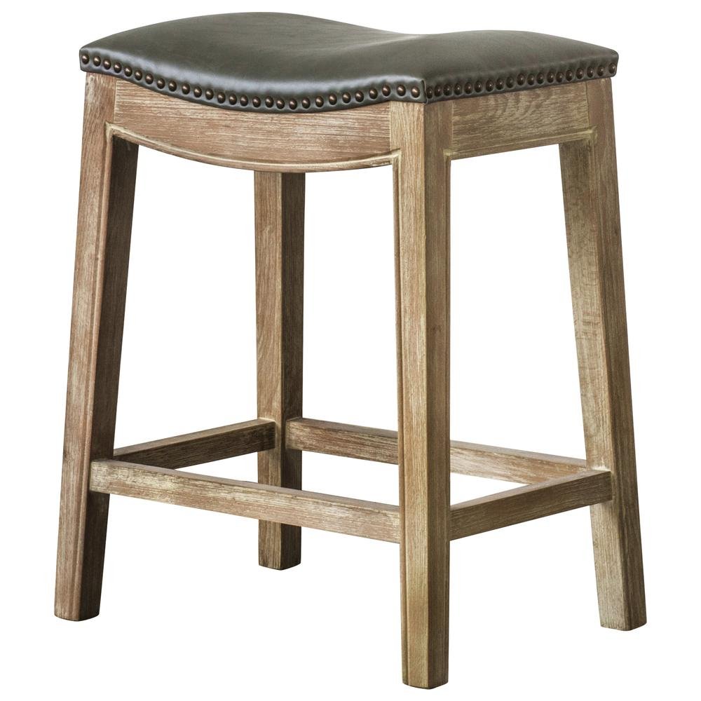 Elmo Bonded Leather Counter Stool - Drakoi Marketplace