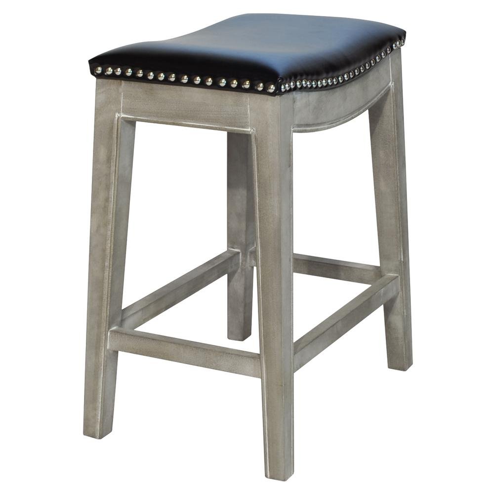 Elmo Bonded Leather Counter Stool - Drakoi Marketplace