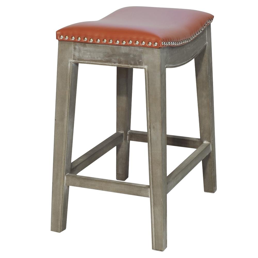 Elmo Bonded Leather Counter Stool - Drakoi Marketplace