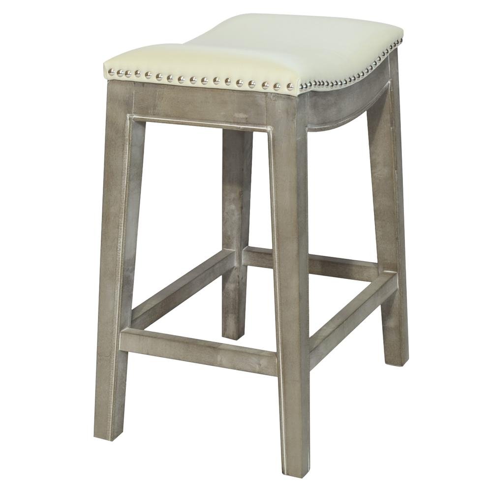 Elmo Bonded Leather Counter Stool - Drakoi Marketplace