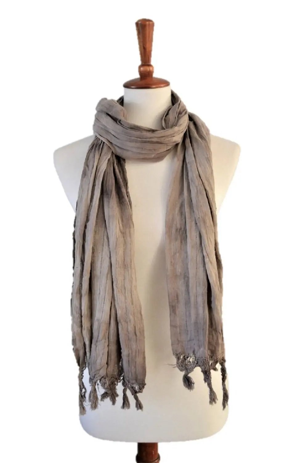 Everyday essential Natural Soft Lightweight Pure Cotton gauge Scarf - Drakoi Marketplace