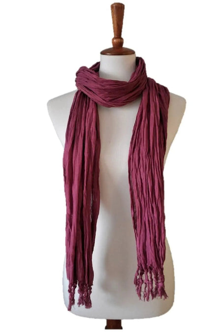 Everyday essential Natural Soft Lightweight Pure Cotton gauge Scarf - Drakoi Marketplace