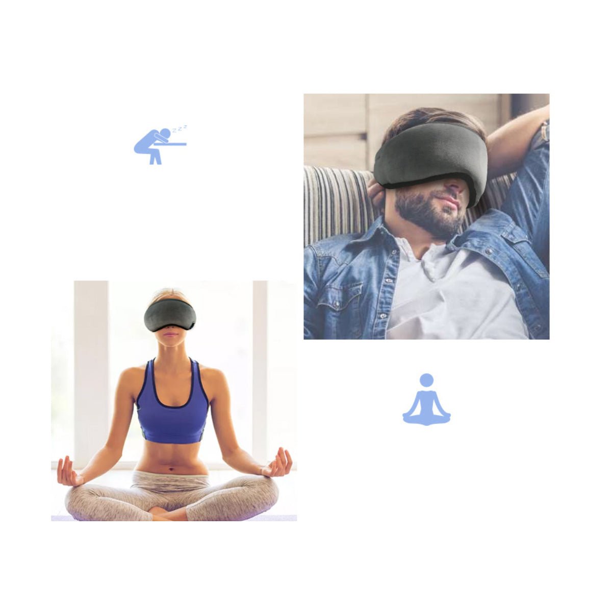 EZ Sleep Eye Blind Fold with Bluetooth Music - Drakoi Marketplace