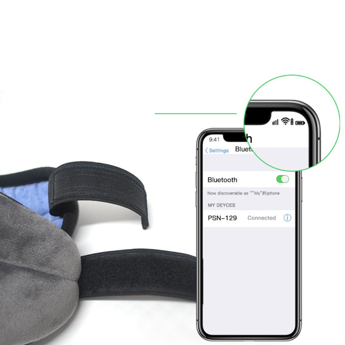 EZ Sleep Eye Blind Fold with Bluetooth Music - Drakoi Marketplace