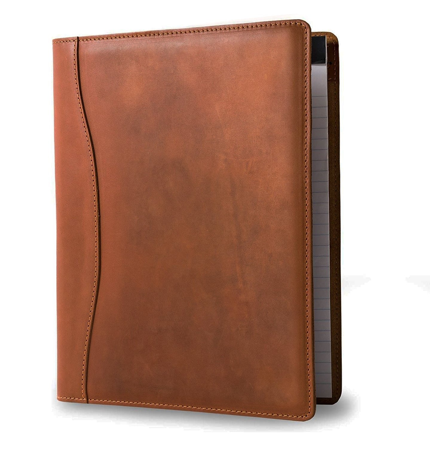 Falit Leather Folio | Handmade Leather Padfolio - Drakoi Marketplace