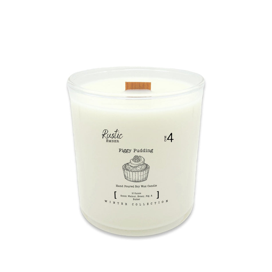 Figgy Pudding | 10 Ounce Candle | Rustic Ember - Drakoi Marketplace